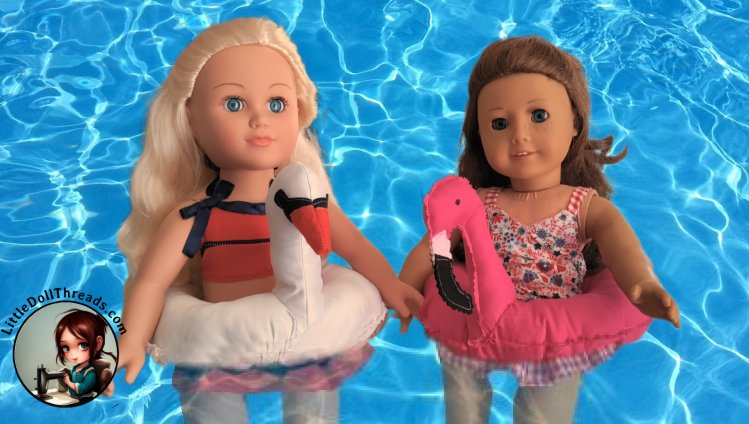 Dive into Fun with Fun-flatable Pool Birds for Dolls!