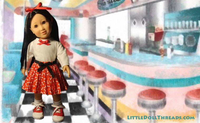 Peggy Sue: Find Your Inner Retro Fashionista with this 1950s-inspired Doll Pattern!