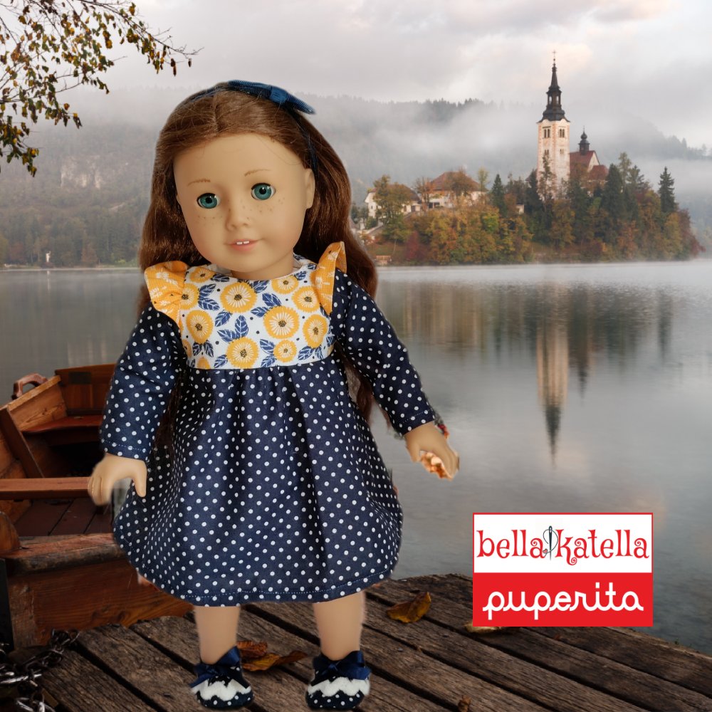 Bella Katella - Puperita Sewing Pattern FairyTale Dress for Dolls