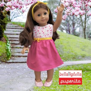 Bella Katella - Puperita Sewing Pattern Springy Dress for Dolls
