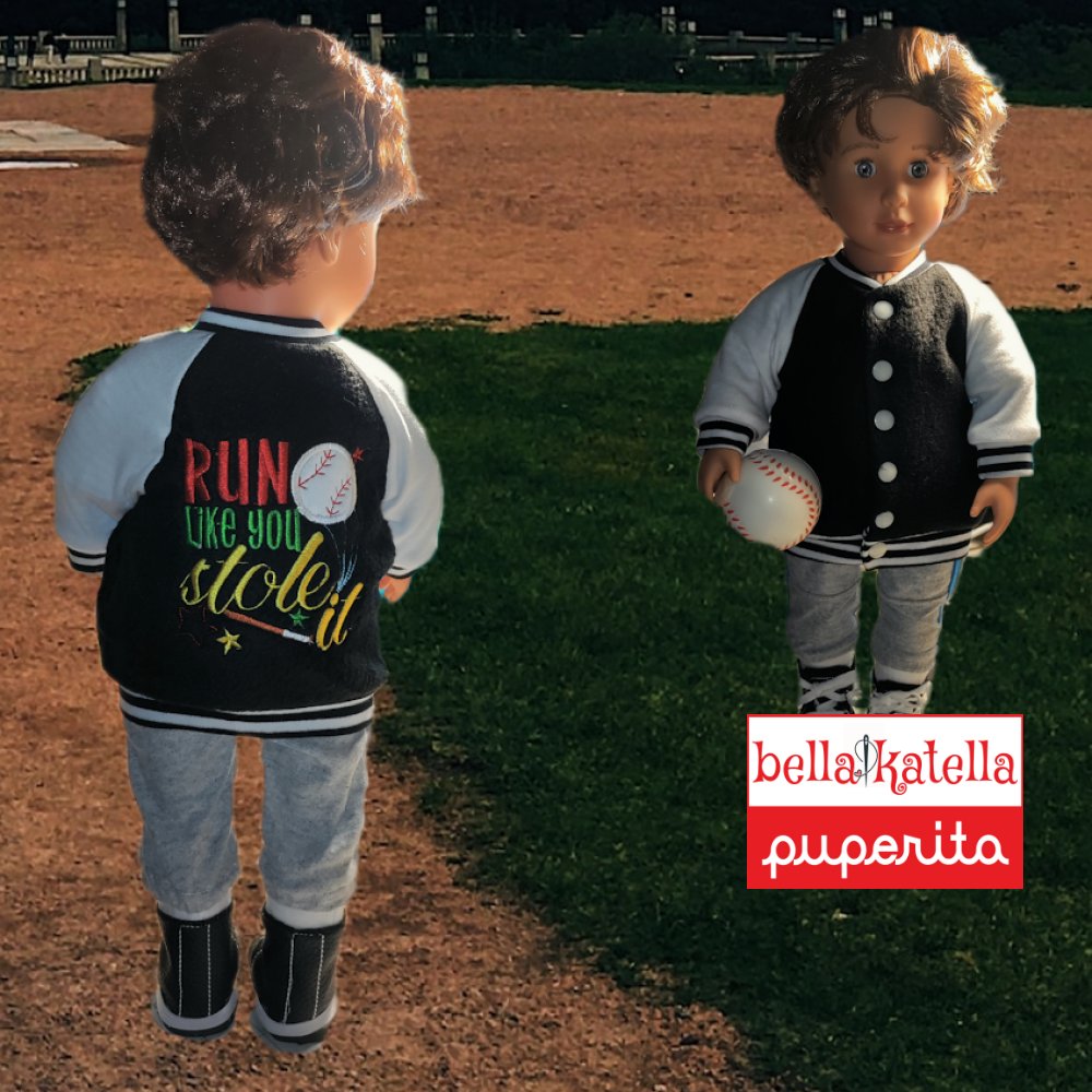 Bella Katella - Puperita Amity Jacket Sewing Pattern for Dolls