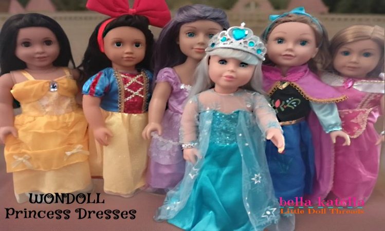 Magical Fairytale Dresses for 18-Inch Dolls