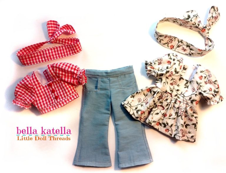 Baby Doll Boogie Sewing Pattern Set for I'm a Girly Dolls